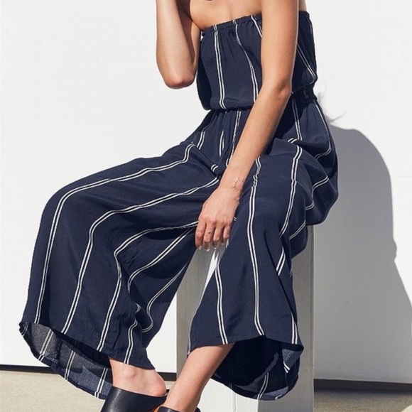 NEW URBAN OUTFITTERS Strapless striped jumpsuit. - Picture 5 of 5